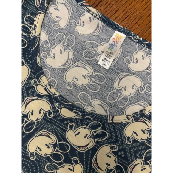 NWT Lularoe Disney Classic T Shirt- Vintage Mickey Mouse- Size XXS - Picture 4 of 7